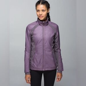 Athletic Athleisure Streetwear Minimalist Lululemon Camo Embossed Striped Jacket